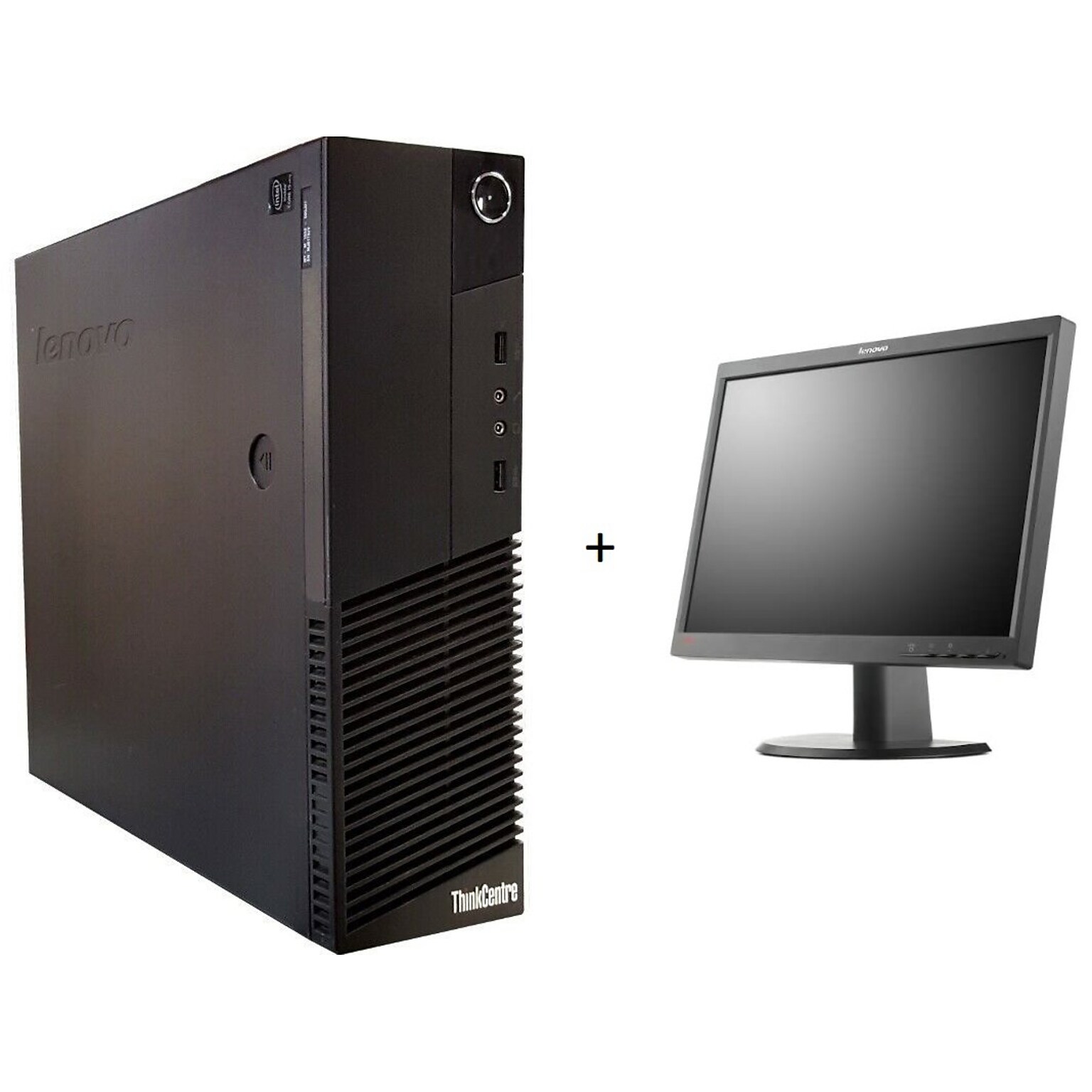 Lenovo ThinkCentre M93 Refurbished Desktop Computer with 22 Display, Intel Core i7-4770, 32GB Memory, 512GB SSD