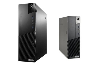 Lenovo ThinkCentre M93 Refurbished Desktop Computer with 22" Display, Intel Core i7-4770, 32GB Memory, 512GB SSD