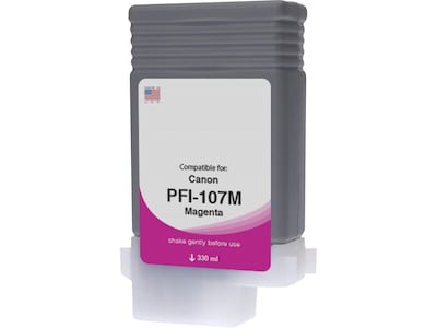 Clover Imaging Group Compatible Magenta Standard Yield Ink Cartridge Replacement for Canon PFI-107M (6707B001AA)