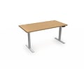 HON Coze 54W Laminate, Height Adjustable Table, Natural Recon (HABETANR2454)