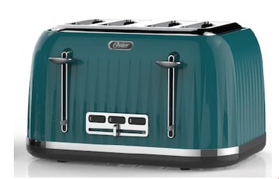 Oster 4-Slice Pop-Up Toaster, Teal (TSSTTRWF4S-NP)