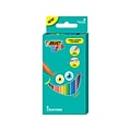 BIC Kids Crayons, 8/Pack (BKPC8-AST)