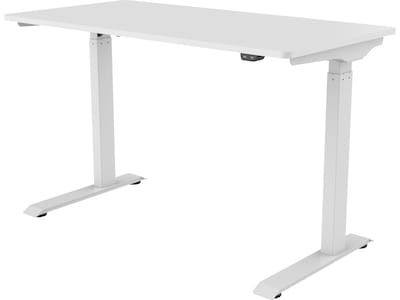 FlexiSpot 48W Electric Adjustable Standing Desk, White (EC9W)