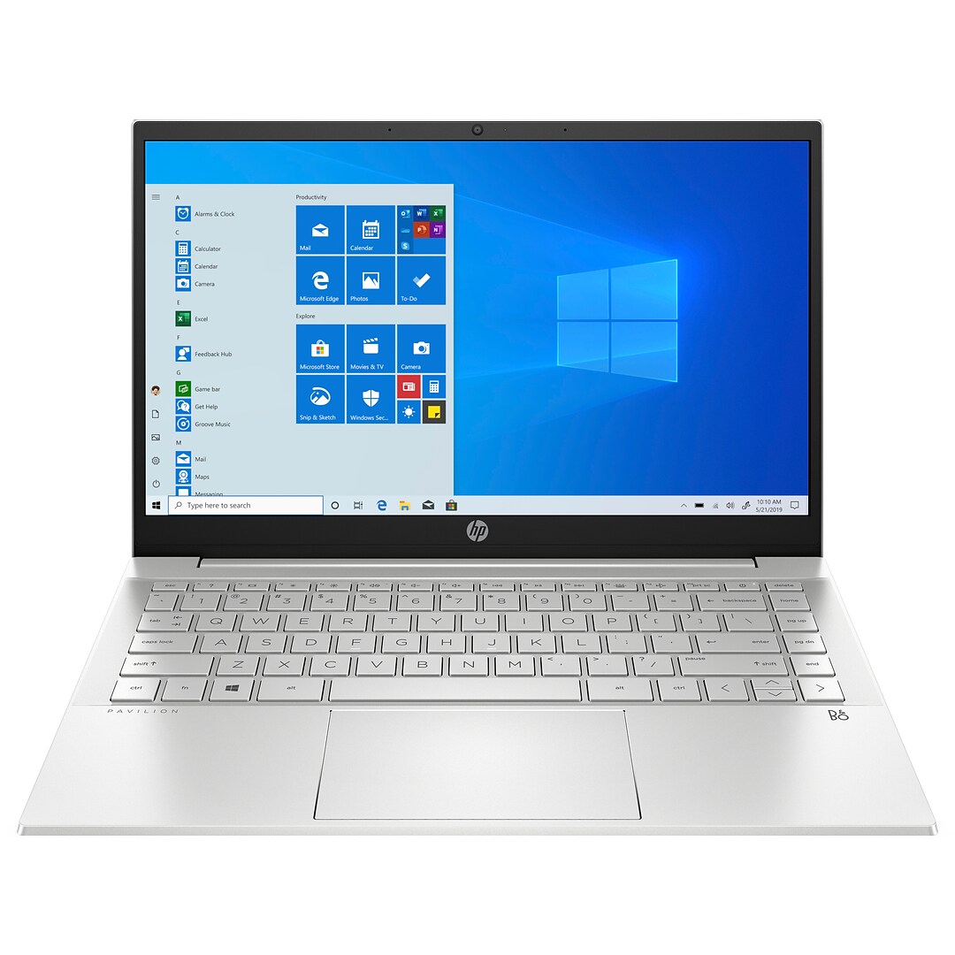 Hp 14 Dv0065st 14 Notebook Intel I5 8gb Memory 256gb Ssd Windows 10 Silver Quill Com