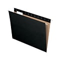 Pendaflex Recycled Hanging File Folder, 1/5-Cut Tab, Letter Size, Black, 25/Box (PFX81605)