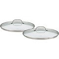 Cuisinart Chefs Classic Stainless/Glass 9/11 Lids, Silver/Clear (71-2228CG)