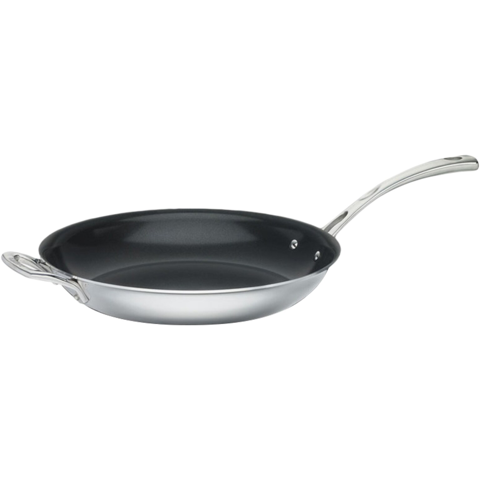 Cuisinart Stainless Steel 12 Frying Pan, Silver (FCT22-30HNS)