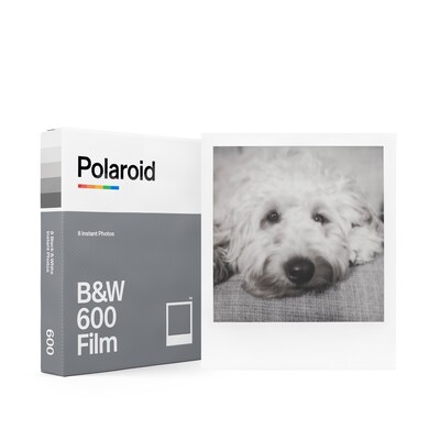 Polaroid Black & White 600 Instant Film, 8 Exposures (6003)
