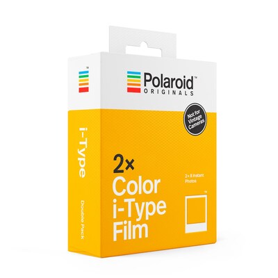 Polaroid Color i-Type Instant Film, 16 Exposures, Double Pack (6009)
