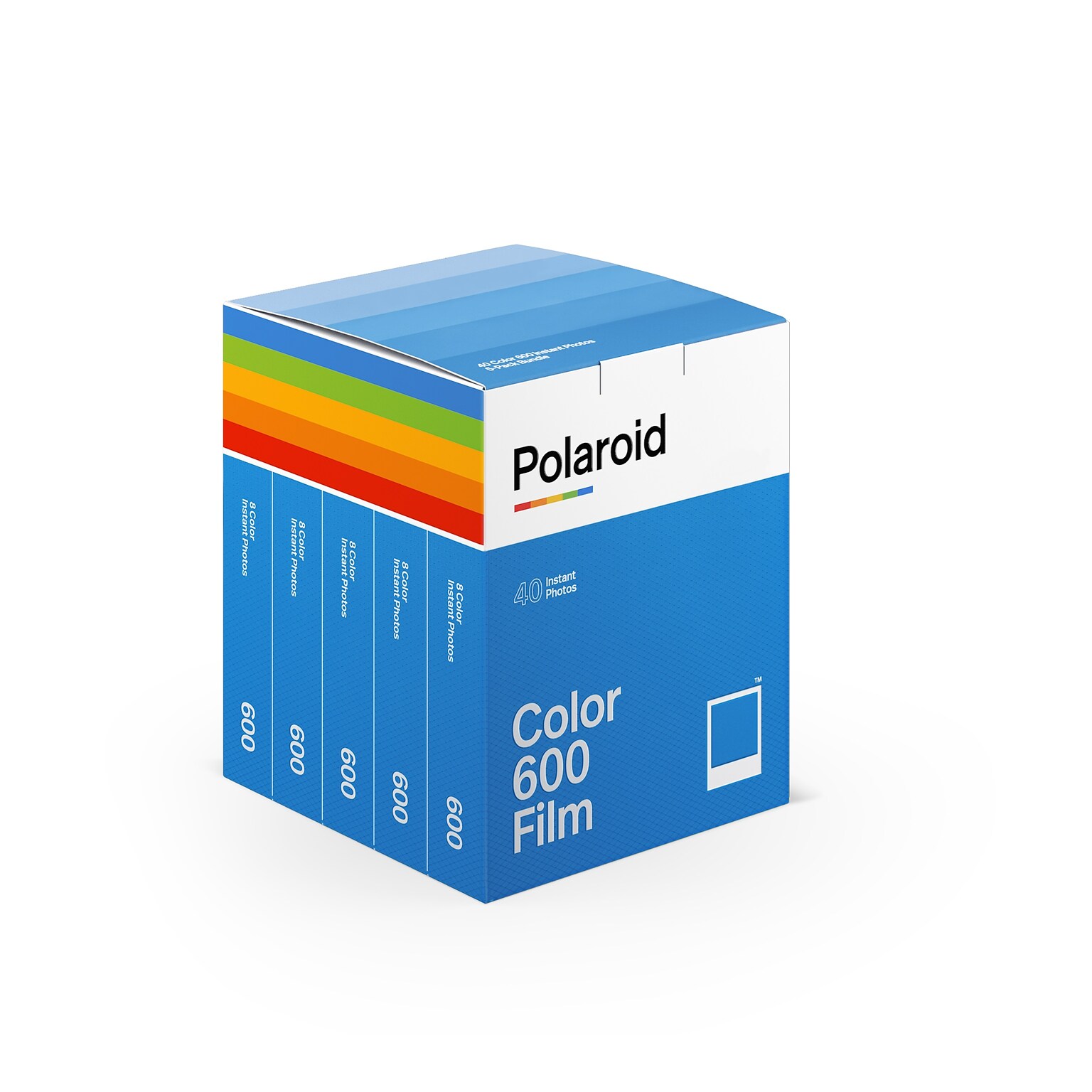 Polaroid Color 600 Instant Film, 40 Exposures, 5-Pack (6013)