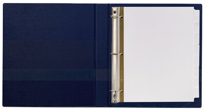Avery Big Tab Write & Erase Paper Dividers, 8 Tab, White, 48 Sets/Carton (23078CT)