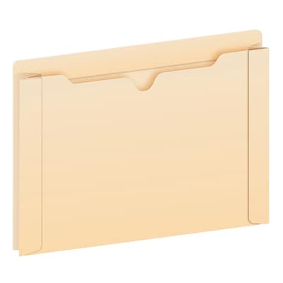 Pendaflex Reinforced File Jacket, 2 Expansion, Letter Size, Manila, 50/Box (22025EE)