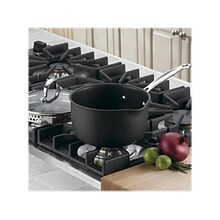 Cuisinart Chefs Classic Aluminum 2 Qt. Pour Saucepan with Cover, Black (619-18P)