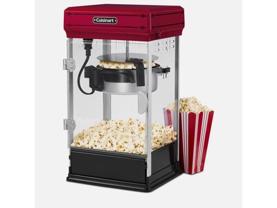 Cuisinart Classic-Style 80 Oz. Electric Popcorn Maker, Red (CPM-28)