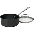 Cuisinart Chefs Classic Aluminum 1.5 Qt. Saucepan with Cover, Black (619-16)