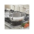 Cuisinart Chefs Classic Stainless Steel 3.5 Qt. Sauté Pan with Helper Handle and Cover, Silver (733