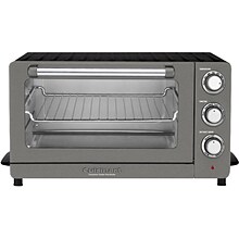 Cuisinart 6-Slice Toaster Oven Broiler, Black/Stainless Steel (TOB-60N1BKS2)