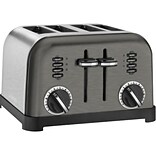 Cuisinart 4-Slice Pop-Up Toaster, Black/Stainless Steel (CPT-180BKS)