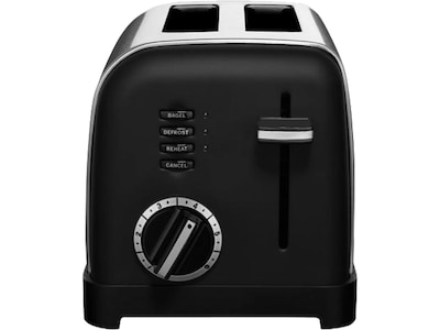 Cuisinart 2-Slice Pop-Up Toaster, Matte Black (CPT-160MB)