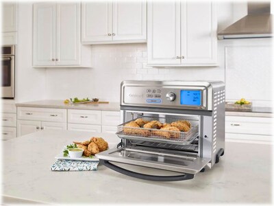 Cuisinart Digital AirFryer 6-Slice Toaster Oven, Stainless Steel (TOA-65)