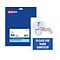 Avery Safety Wall Sign, 7 x 10, White/Blue, 5/Pack (83179)