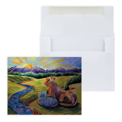 Custom Pets Sunrise Welcome Cards, With Envelopes, 5-3/8 x 4-1/4, 25 Cards per Set