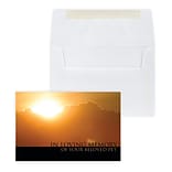 Custom Loving Memory of Pet Sympathy Cards, With Envelopes, 4 x 6, 25 Cards per Set