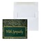 Custom With Sympathy, Foil Greeting Cards, With Envelopes, 4-1/4 x 5-3/8, 25 Cards per Set