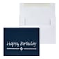Custom Happy Birthday Cards with Foil, With Envelopes, 4-1/4" x 5-3/8", 25 Cards per Set