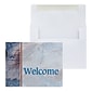 Custom Welcome Leaves Greeting Cards, With Envelopes, 5-3/8" x 4-1/4", 25 Cards per Set