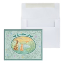 Custom Share Sadness Sympathy Cards, With Envelopes, 5-3/8 x 4-1/4, 25 Cards per Set