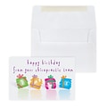 Custom Happy Birthday Chiropractor Greeting Cards, With Envelopes, 4 x 6, 25 Cards per Set