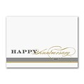 Custom Happy Anniversary Stripes Cards, With Envelopes, 7-7/8 x 5-5/8, 25 Cards per Set