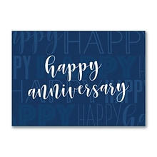 Custom Happy Happy Anniversary Cards, With Envelopes, 7-7/8 x 5-5/8, 25 Cards per Set