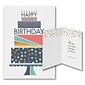 Custom Patterned Festivities Birthday Cards, With Envelopes, 5-5/8" x 7-7/8", 25 Cards per Set