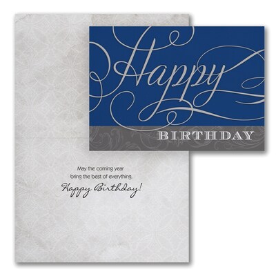 Assorted Birthday Cards, With Envelopes, Various Card Sizes, 50 Cards per Set