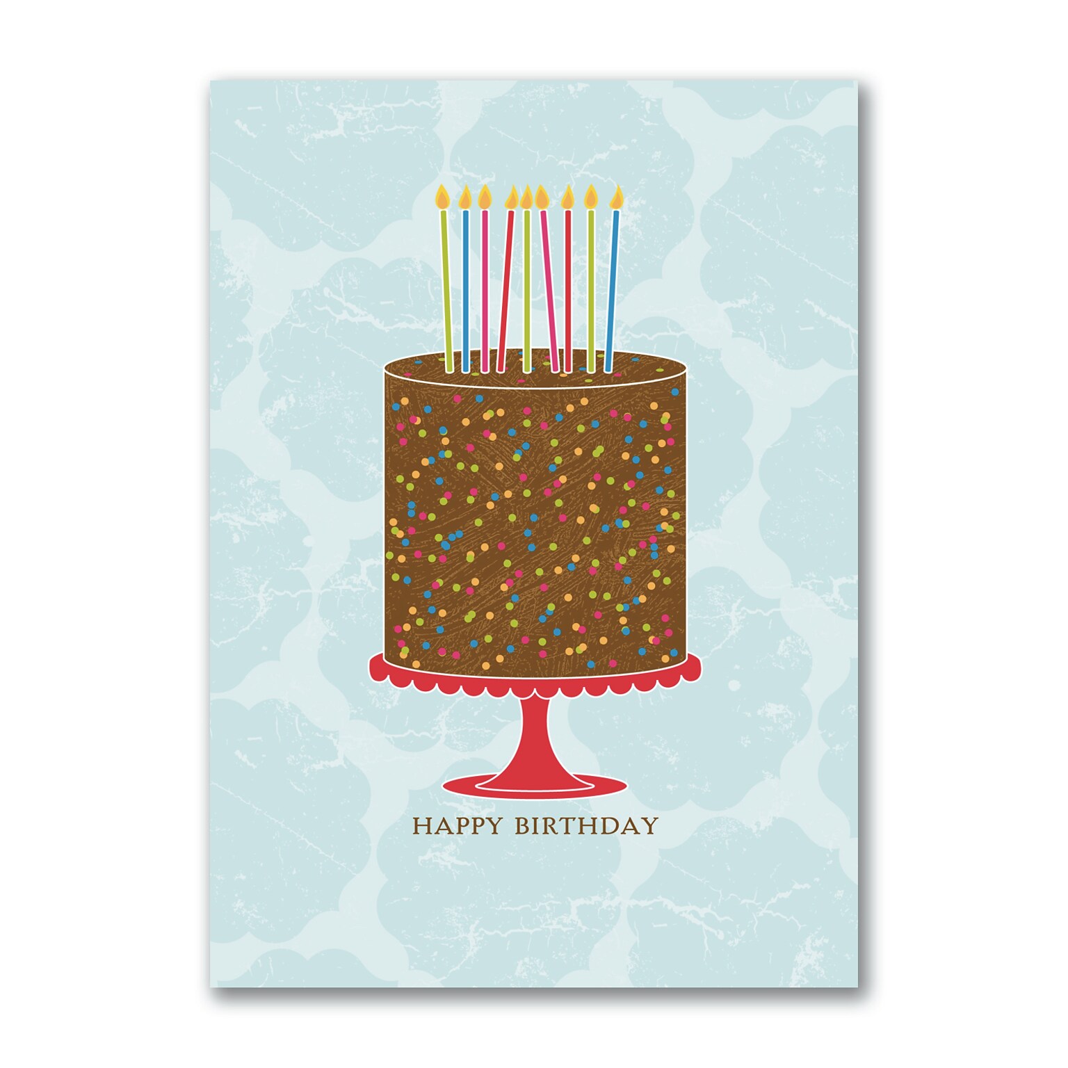 Custom Colorful Display Birthday Cards, With Envelopes, 5 x 7, 25 Cards per Set