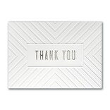 Custom Thank You Lines Cards, With Envelopes, 7-7/8 x 5-5/8, 25 Cards per Set