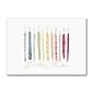 Custom Birthday Candle Wishes Cards, With Envelopes, 7-7/8" x 5-5/8", 25 Cards per Set