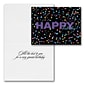 Assorted Mini Birthday Cards, 5-1/2" x 4-1/4", With Envelopes, 25 Cards per Set