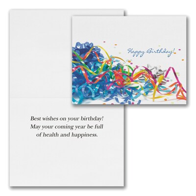 Assorted Mini Birthday Cards, 5-1/2" x 4-1/4", With Envelopes, 25 Cards per Set