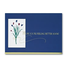 Custom Get Well Bouquet Cards, With Envelopes, 7-7/8 x 5-5/8, 25 Cards per Set