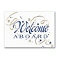 Custom Welcome Aboard Cards, With Envelopes, 7-7/8" x 5-5/8", 25 Cards per Set