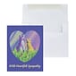 Custom Pet Heartfelt Sympathy Greeting Cards, With Envelopes, 4-1/4" x 5-3/8", 25 Cards per Set