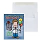 Custom Birthday X-Ray Greeting Cards, With Envelopes, 4-1/4" x 5-3/8", 25 Cards per Set