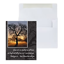 Custom Grieve Not Sympathy Cards, With Envelopes, 5-3/8 x 4-1/4, 25 Cards per Set