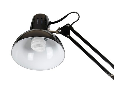 Studio Designs CFL 1.75x Magnifier Clamp Lamp, Adjustable Arm, Black (12308)