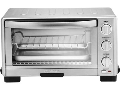 Cuisinart 6-Slice Toaster Oven Broiler, Stainless Steel (TOB-1010)