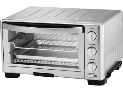 Cuisinart 6-Slice Toaster Oven Broiler, Stainless Steel (TOB-1010)