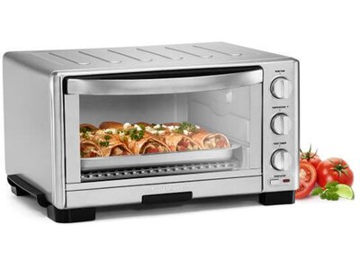 Cuisinart 6-Slice Toaster Oven Broiler, Stainless Steel (TOB-1010)